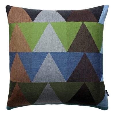 Cushion cover MEXICO L, olive-blue
