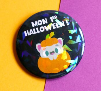 Badge "Mon 1er Halloween" pour photo souvenir de bébé 3