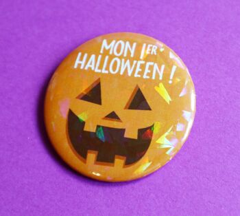 Badge "Mon 1er Halloween" pour photo souvenir de bébé 5