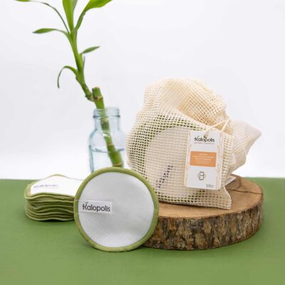Bamboo make-up remover pads