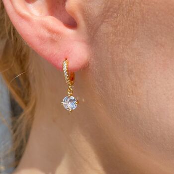 Boucles d'oreilles Gia en or 2