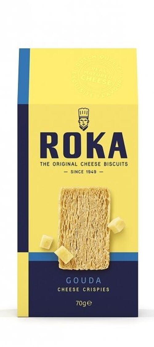 ROKA Cheese Crispies Gouda Cheese 70g