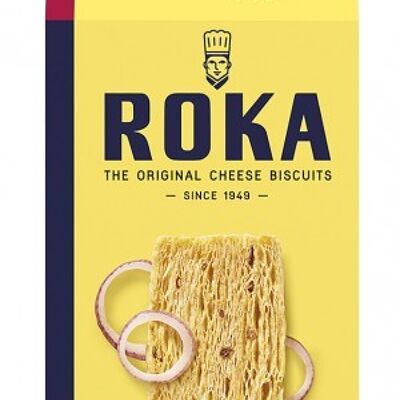 ROKA Cheese Crispies Fromage Cheddar avec Oignon 70g