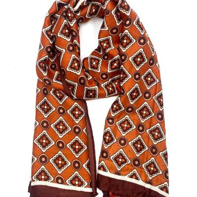 foulard brillant orange.