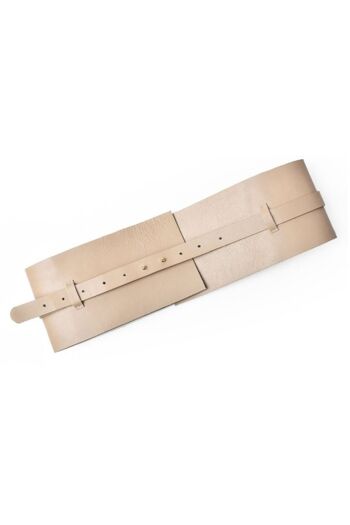 CEINTURE DOUBLE LARGE - Nude 1