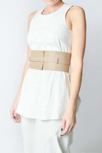 CEINTURE DOUBLE LARGE - Nude 2