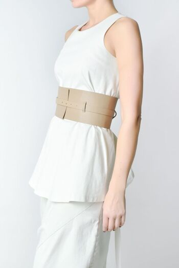 CEINTURE DOUBLE LARGE - Nude 3