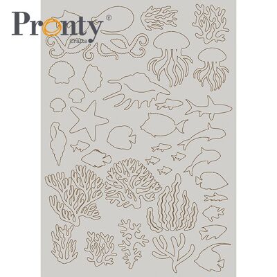 Pronty Crafts Truciolare Sea Objects A4