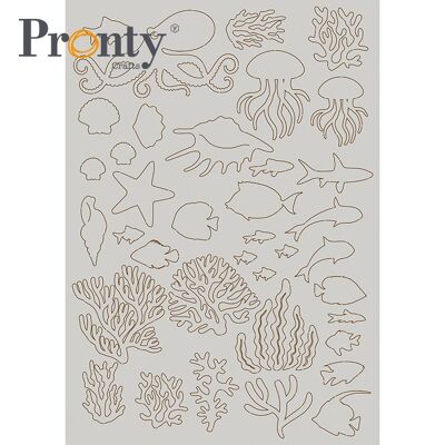 Pronty Crafts Aggloméré Objets marins A4