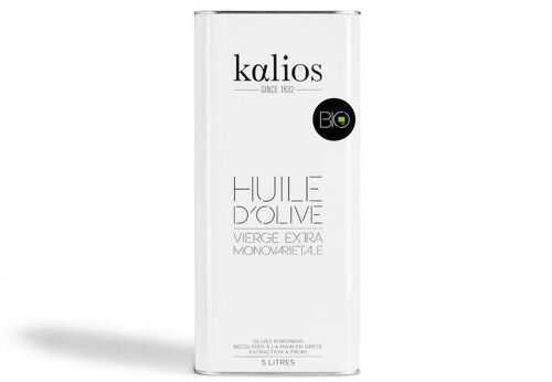 Huile d’olive Kalios BIO - Bidon de 5L