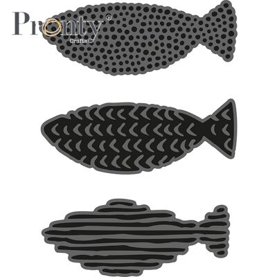 Pronty Crafts Foam stamps 3 Fishes