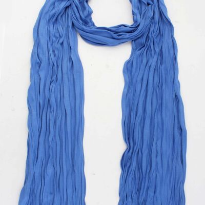 Sjaal "Uni Jersey S" licht kobalt blauw