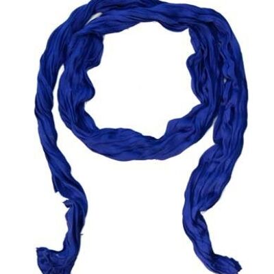 Sjaal "Uni Jersey S" donker kobalt blauw