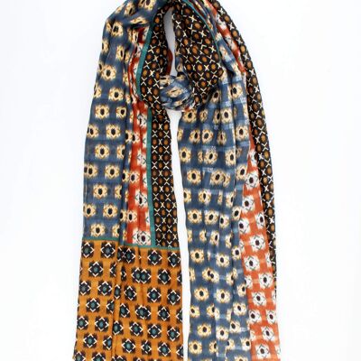 Sjaal "Izarra" blauw