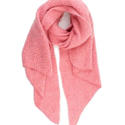 Sjaal “Bexney” roze melange