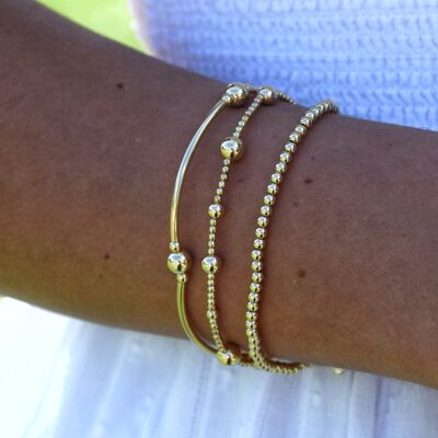 The  14k Gold Filled Bracelet Stack