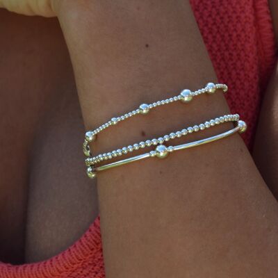 The  Sterling Silver Bracelet Stack