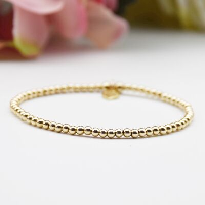14k Gold Filled Simplicity 3mm Bead Bracelet