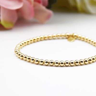 14k Gold Filled Simplicity 4mm Bead Bracelet