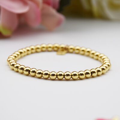 14k Gold Filled Simplicity 5mm Bead Bracelet