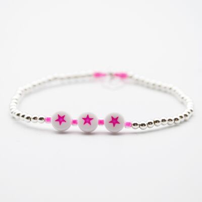 Sterling Silver and Star beaded Bracelet