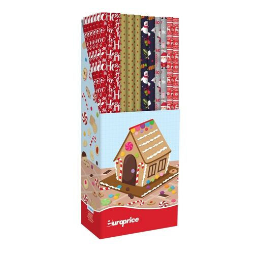 Wrapping Paper Gingerbread House 70x200