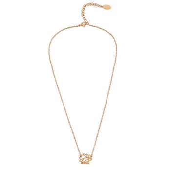 Collier Géométrique Hérisson Or Rose 6