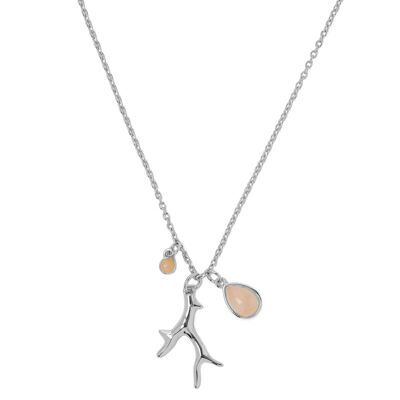 Collier Bélize Coral Reef Argent