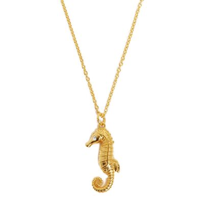 Collier Hippocampe Doré