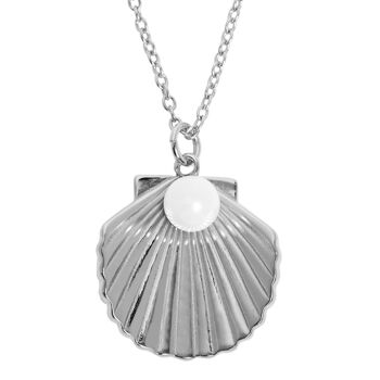 Collier Coquillage Ouvert Argent 3