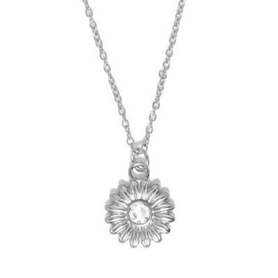 Gänseblümchen-Silber-Halskette