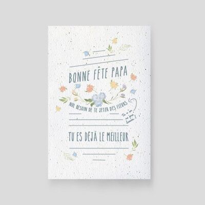 Carte à planter - Papa, Tu es le meilleur