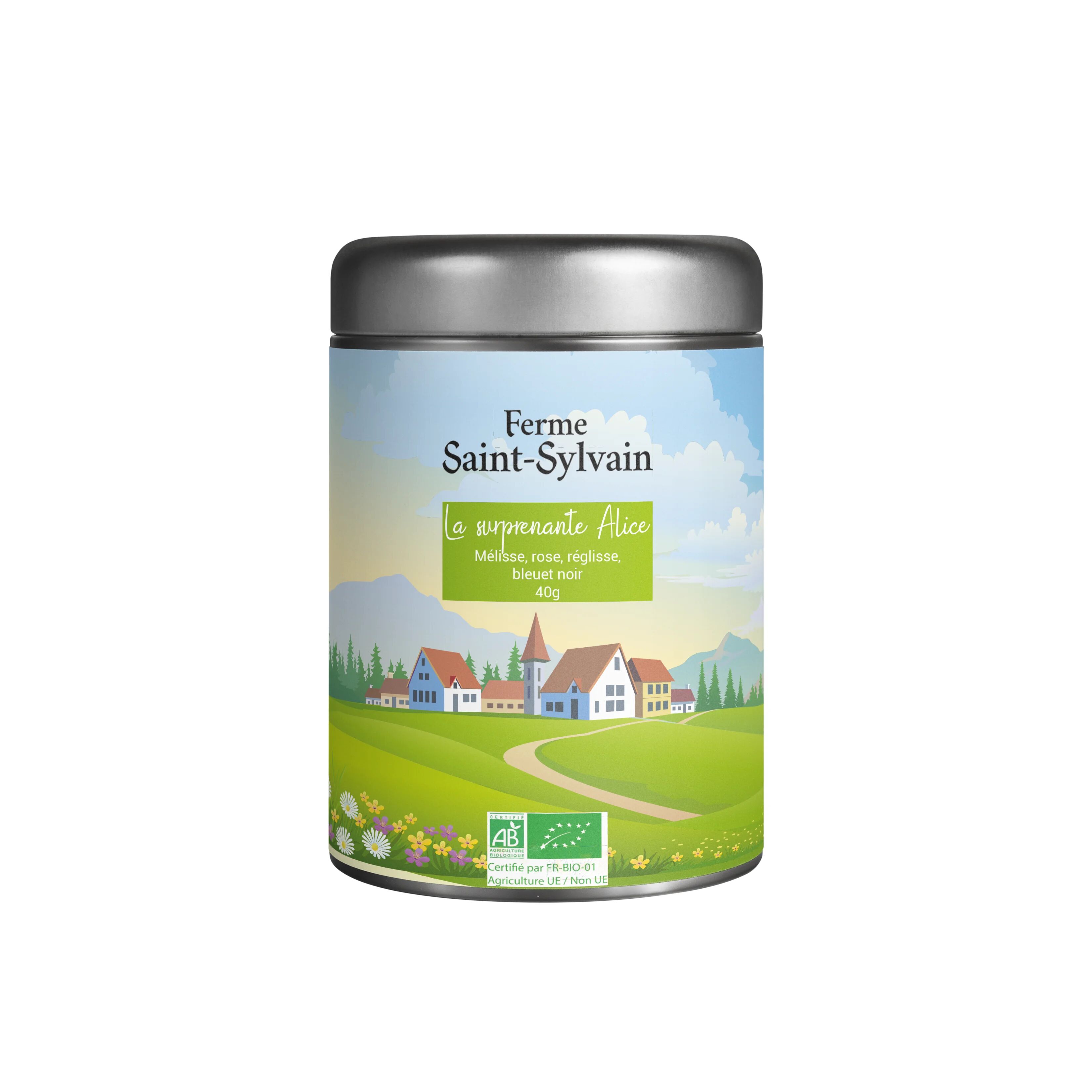 The surprising Alice 40 g - ORGANIC herbal tea of lemon balm, liquorice, rose