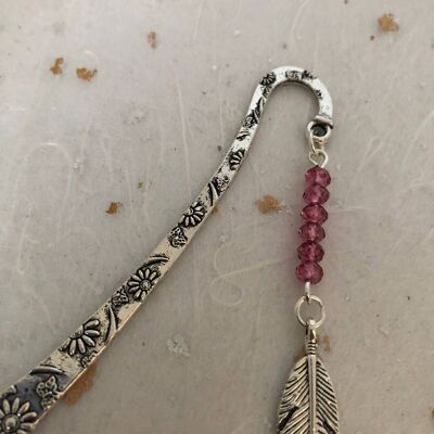 Beaded Bookmark Leaf Bookmark Beaded Leaf....