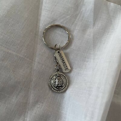 Buddha Keyring Buddha Head Keyring Keychain Unisex Peace and