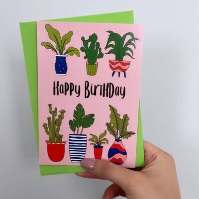 Feliz cumpleaños Tarjeta de cumpleaños Tarjeta divertida Tarjeta de cumpleaños para hola