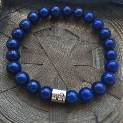 Bracelet Signe Astrologique Capricorne Lapis Lazuli