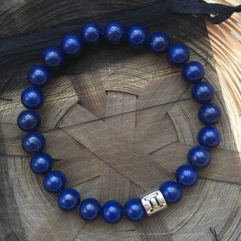 Bracelet Signe Astrologique Gémeaux Lapis Lazuli Signe du Zodiaque 3