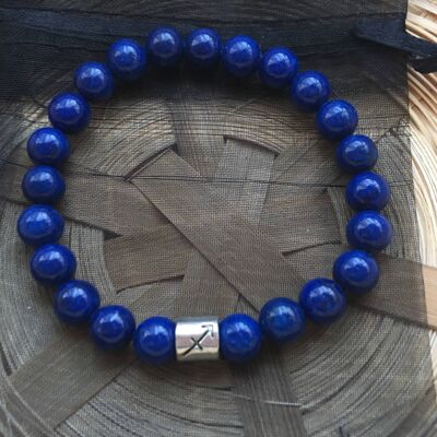 Lapis Lazuli Sagittarius Star Sign Zodiac Sign Bracelet