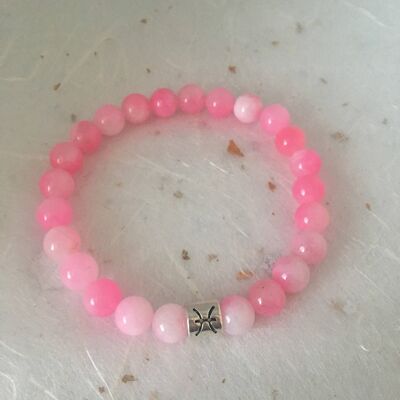 Pink Marble Pisces Star Sign Zodiac Sign Bracelet