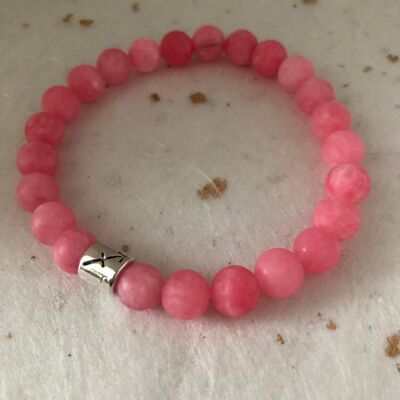 Pink Matte Amazonite Sagittarius Star Sign Zodiac Sign Brace