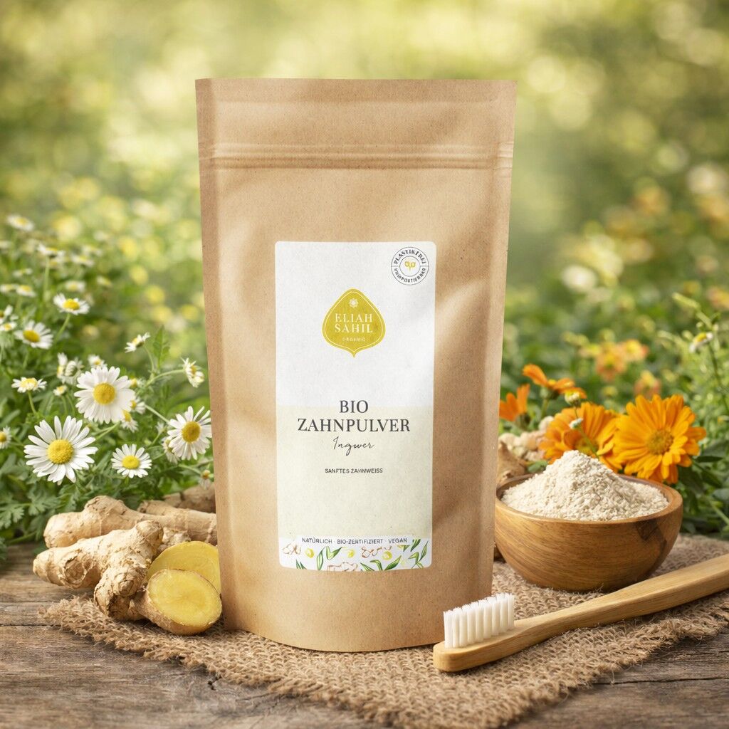 Bio Dental Whitening Powder Ingwer Nachfüllbeutel