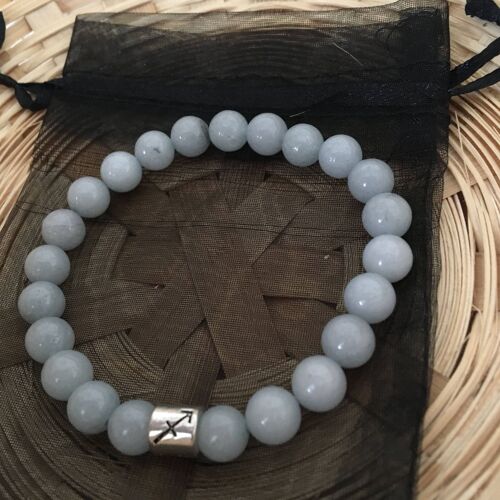 Sea Gemstone Sagittarius Star Sign Zodiac Sign Bracelet