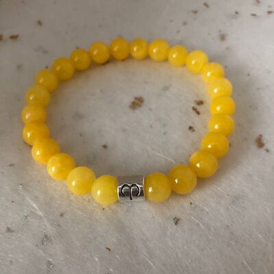Bracelet Signe Astrologique Bélier Jaune