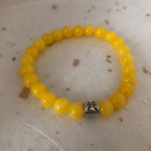 Yellow Pisces Star Sign Zodiac Sign Bracelet