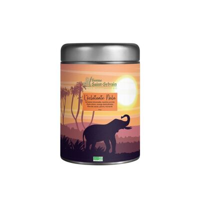 The dazzling Nala 40g - Organic herbal tea of verbena, peppermint, lemon thyme, orange, cocoa, pepper
