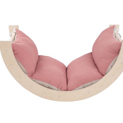Climbing arch with play cushion, coral large