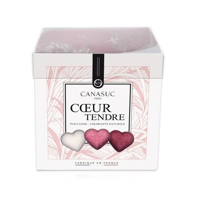 Sucre Canasuc "Cœur tendre" - Emballage individuel biodégradable