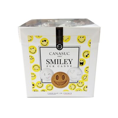Cube sucrier "SMILEY" - Des sucres en forme de Smiley pour donner le ton de la journée 😉