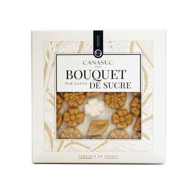 Bouquet Nature - Azúcares decorativos artesanales franceses para bebidas calientes - Colección de regalos
